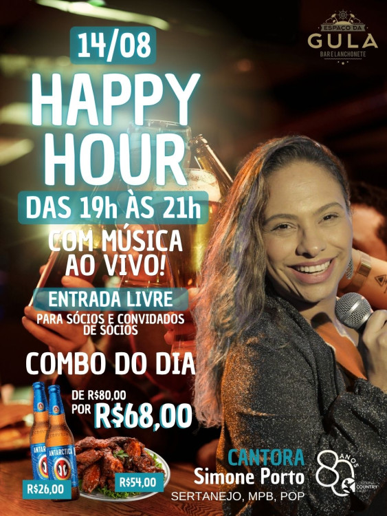 HAPPY HOUR SIMONE PORTO - INSTA POST